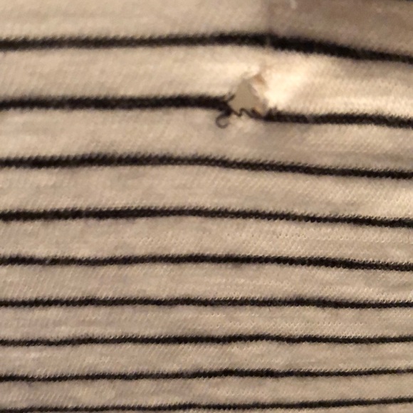 Hollister Striped Floral Embroidered Blouse - Picture 6 of 6